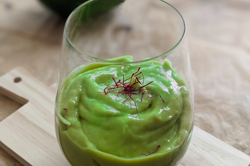 Vegan avocado pudding