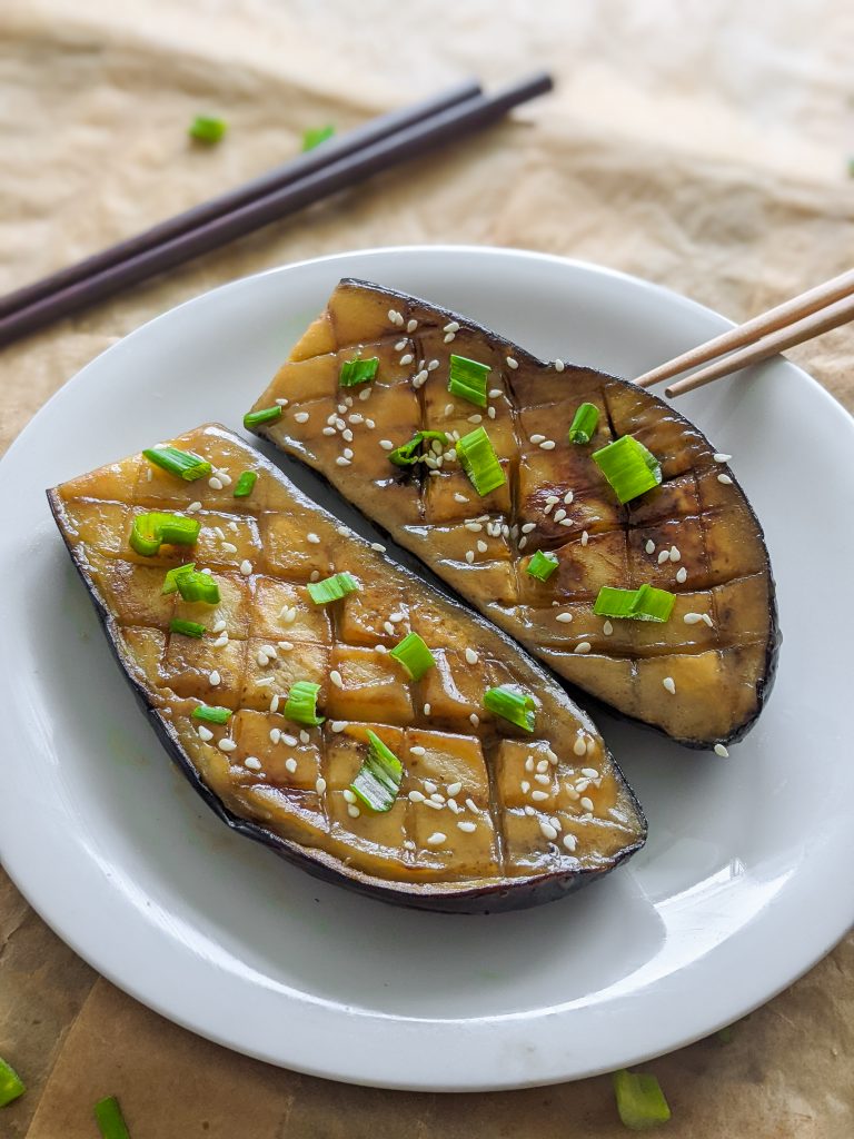 miso glazed eggplant