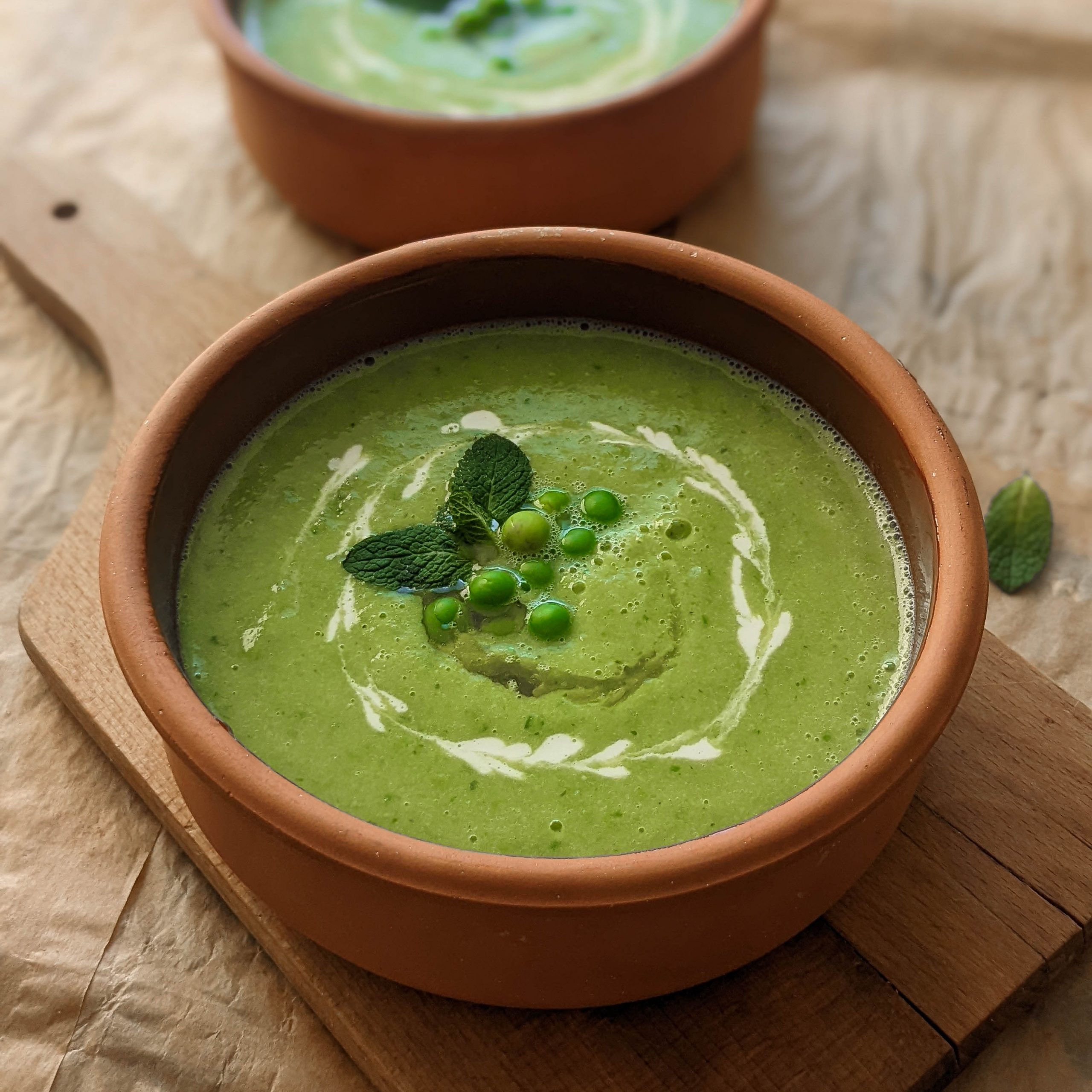 Green Pea Soup - The Stingy Vegan