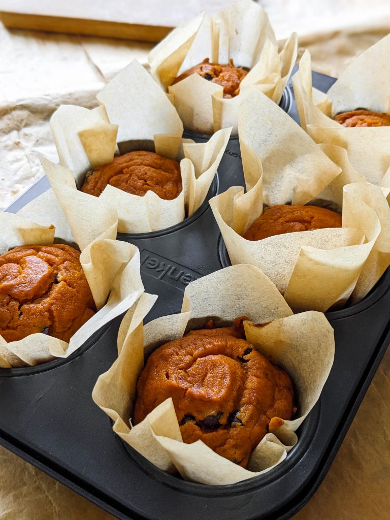 vegan pumpkin muffins
