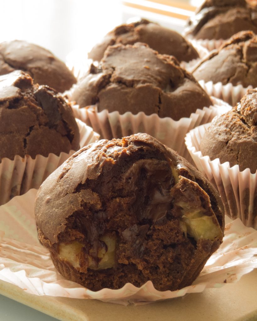 muffini sa bananama i čokoladom