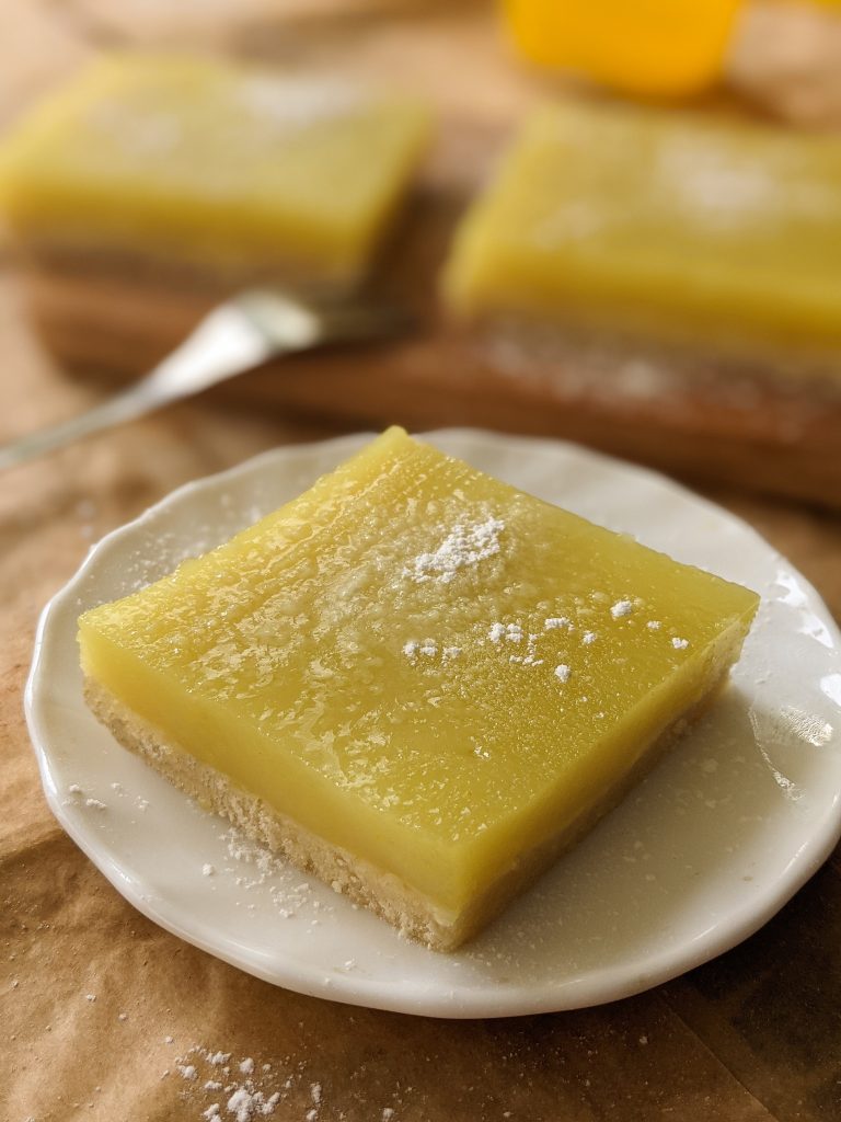 vegan lemon slices