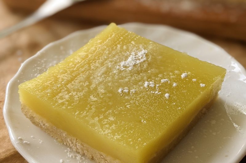Vegan lemon slices