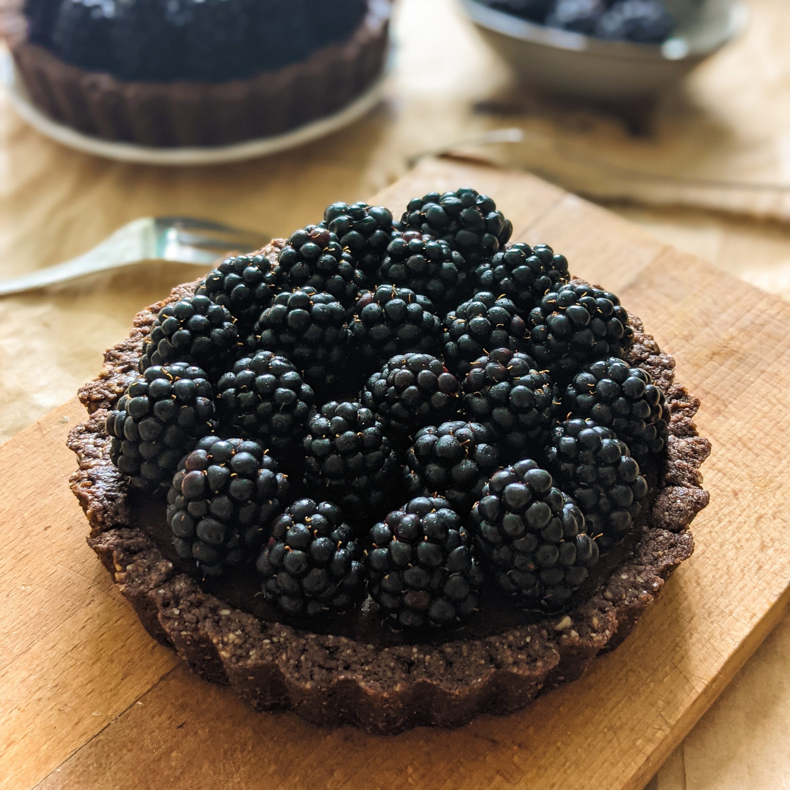 Vegan blackberry tart-image