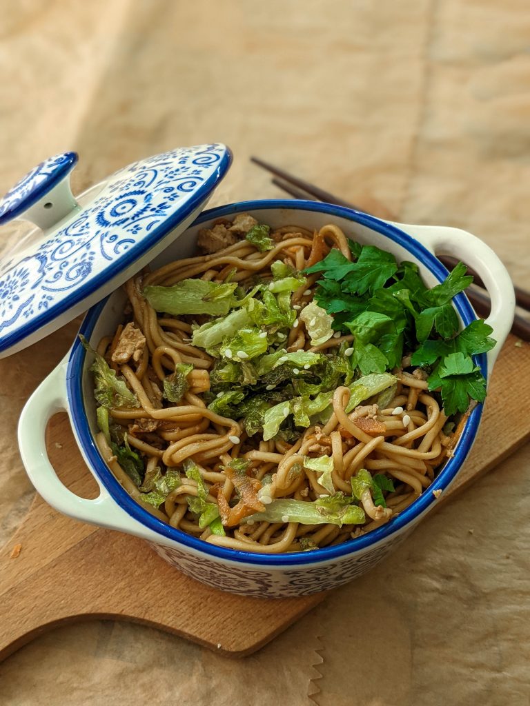 vegan ginger noodles