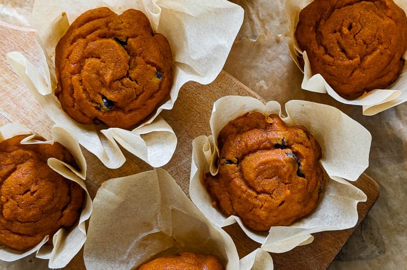 Vegan pumpkin muffins